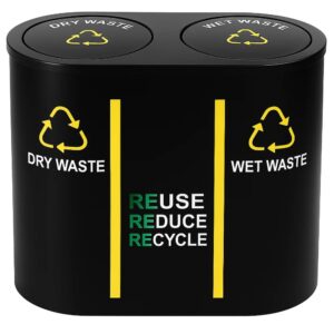 Powder Coated Duo Dustbin