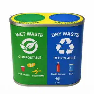 2 In 1 Swing Dustbin